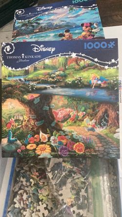 Disney Thomas Kinkade Alice In Wonderland Puzzle