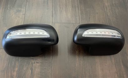 NEW Toyota Prius Side Mirrors Caps Turn Signal LED Covers Carbon Fiber Cover 2004 -2009 2008 2007 2006 Gen 2