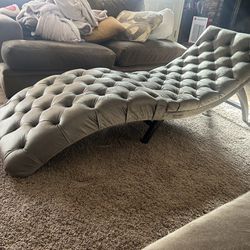 Chaise Lounge chair grey