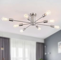 MODERN CHANDELIER 8 LIGHT CEILING LIGHT FIXTURE