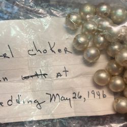 Vintage Pearl Choker
