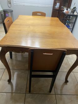 Wood Kitchen Table 