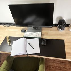 Solid Wood Top Desk