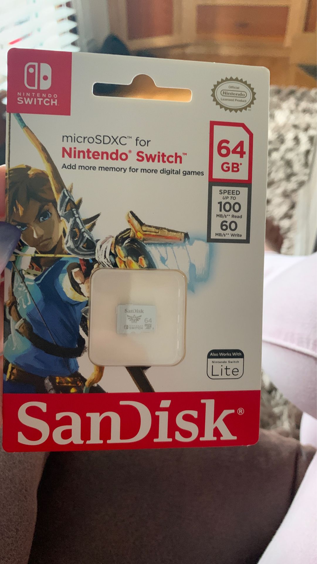 New microsdxc for Nintendo switch 64gb