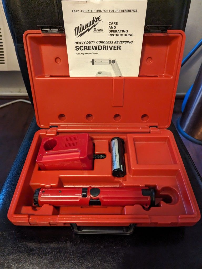 Milwaukee Tools 6539-1 Vintage Electric Screwdriver Made In Japan
