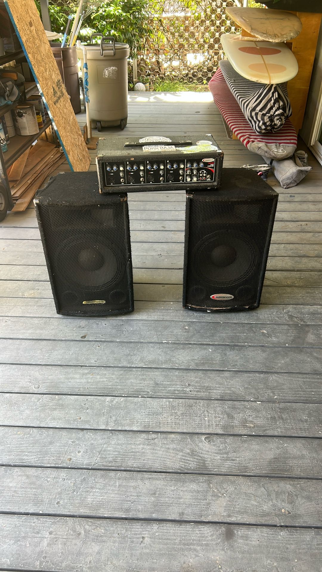 Harbinger HA120 Portable PA System