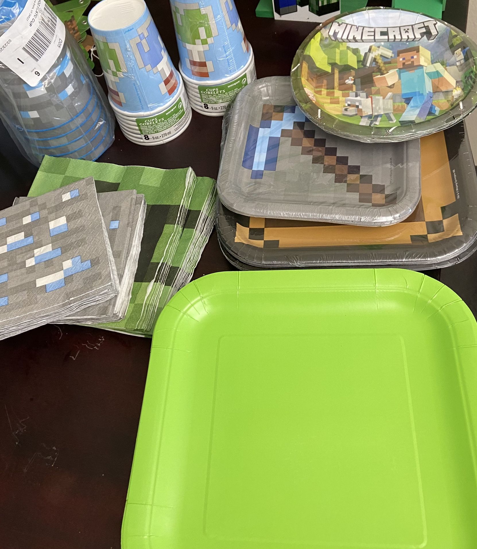 Minecraft Party Decor And More