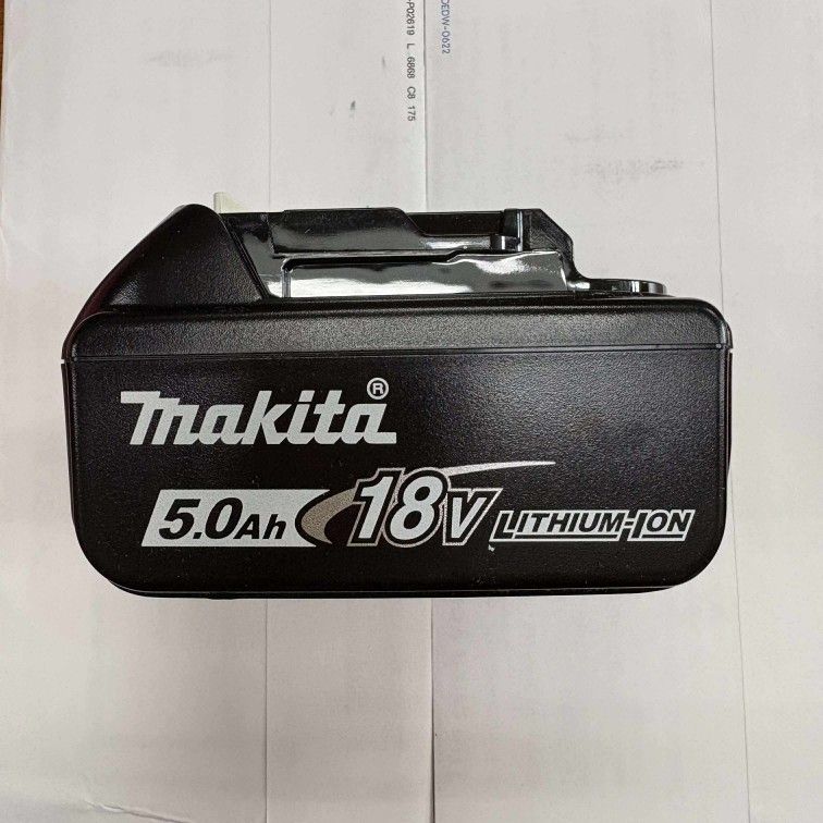 Makita New Battery 5.0 Ah 18v