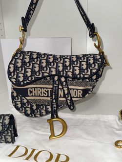 Dior Saddle bag w/matching strap & wallet