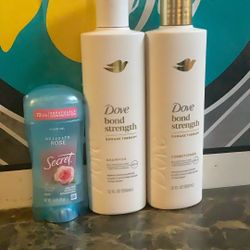 1-Shampoo 1-Conditioner 1-deodorant All For $12