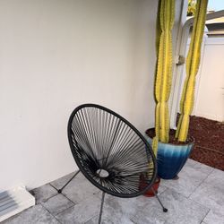 Outdoor Egg Chair Black  (1 Count) (4 in stock)