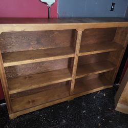 OAK BOOKCASE 