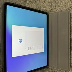 iPad Pro 12.9” 5th Gen 256GB WiFi+ Cellular Unlocked With Case