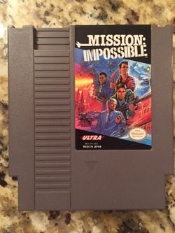 Nintendo NES Game: Mission Impossible