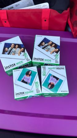 Instax wide & instax square film