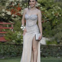 Silver Prom Dress