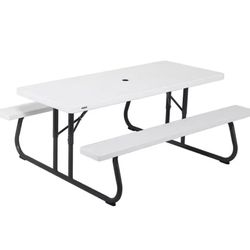 Lifetime 57 in. x 72 in. Folding Picnic Table BRAND NEW IN BOX