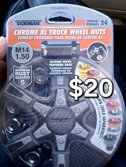 Chrome XL Truck Wheel Nuts