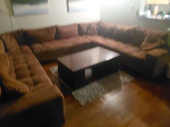 Brown Sectional Sofa