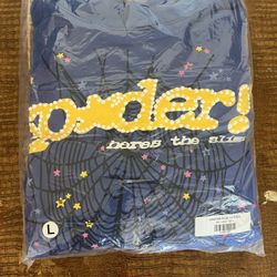 Spider Hoodie Tc Blue