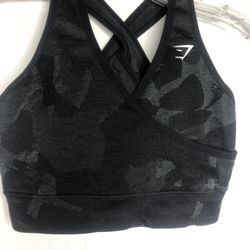 Gymshark Camo Sport Bra Size Small 