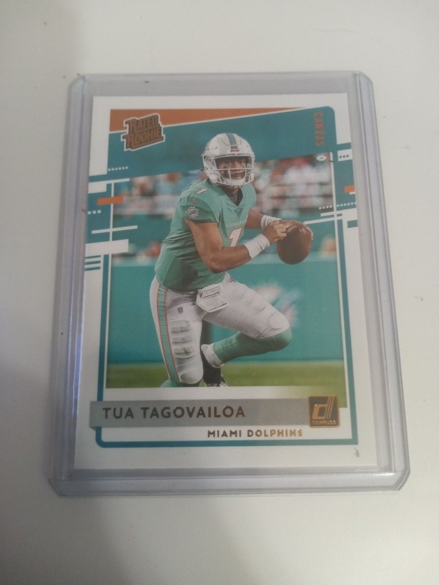 Tua 2020 Rated Rookie Card Gold Canvas