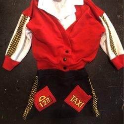 Free Vintage Taxi Driver Costume Girls 18 Month- 2T