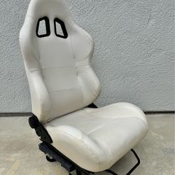 JEGS GS-1 High Back Sport Seat Driver or Passenger in Light Beige