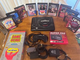 Sega Genesis 16-Bit Console Bundle with Games