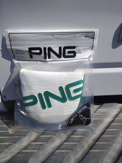 New Ping Mallet Putter Headcover! Limited Edition! Golf Clubs!