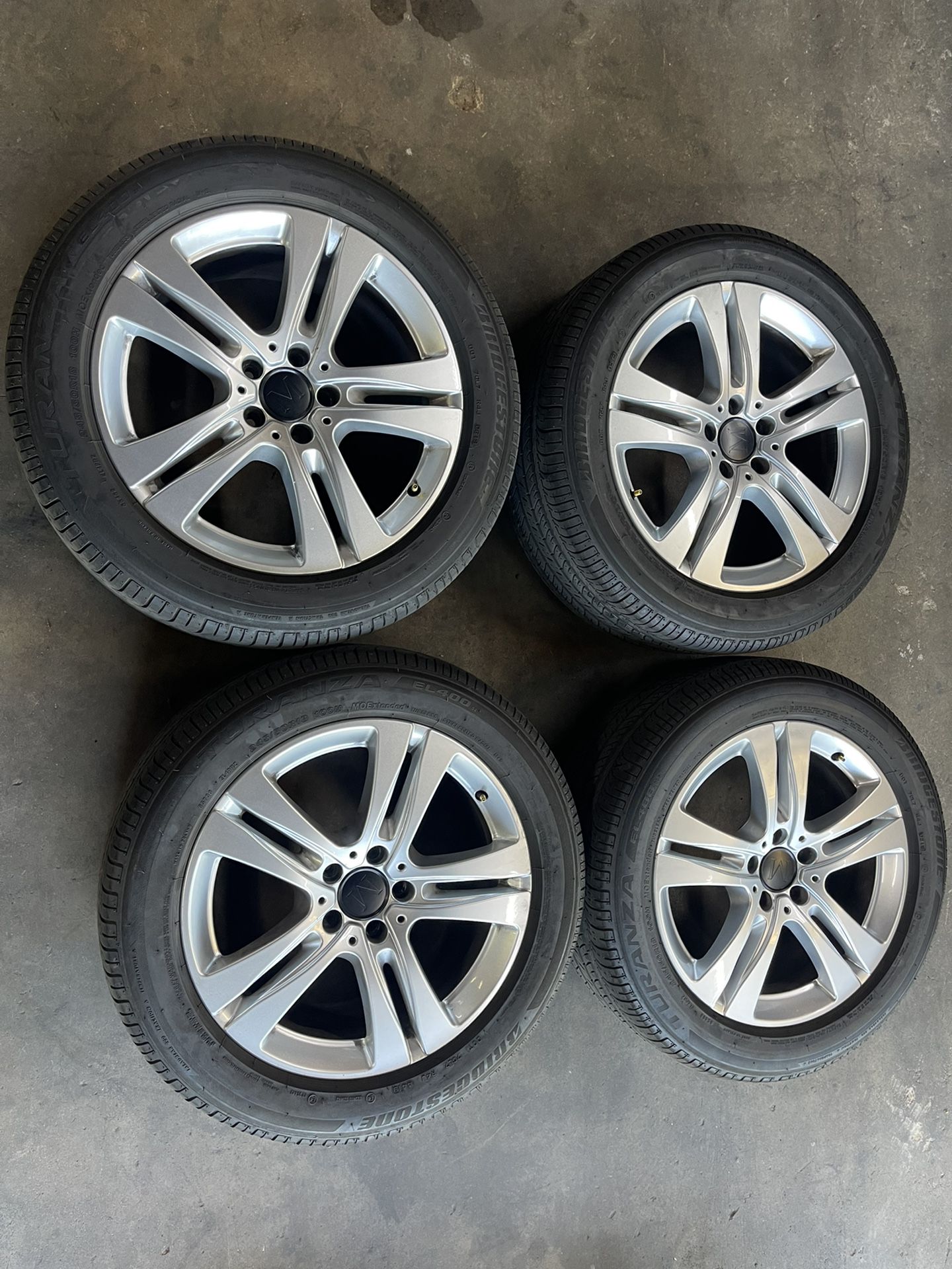 18” Mercedes S Class Original Wheels And Tires Bridgestone Run Flat Tires 245 50 18 245/50/18 S560 S450 S550 S500 