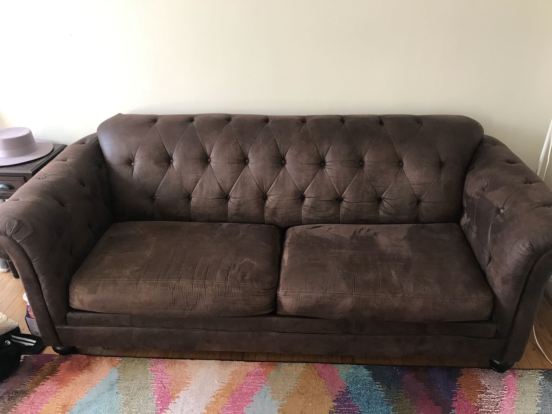 Brown couch for sale
