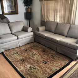 Olive Green Lane Couch And Loveseat 