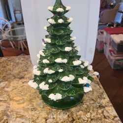 Vintage Ceramic Christmas Tree 