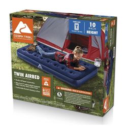 Ozark Trail Air Mattress Twin 10" with Antimicrobial Coating