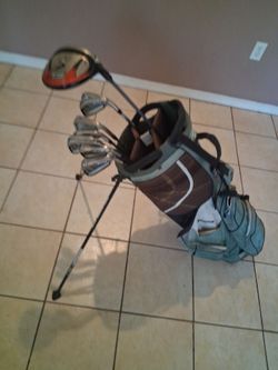 Mint taylormade r bladez iron nike driver and stand bag