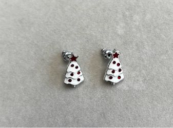 Dainty Christmas Tree Earrings