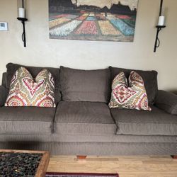 2 Brown Couches (Loveseat and Sofa) $50 