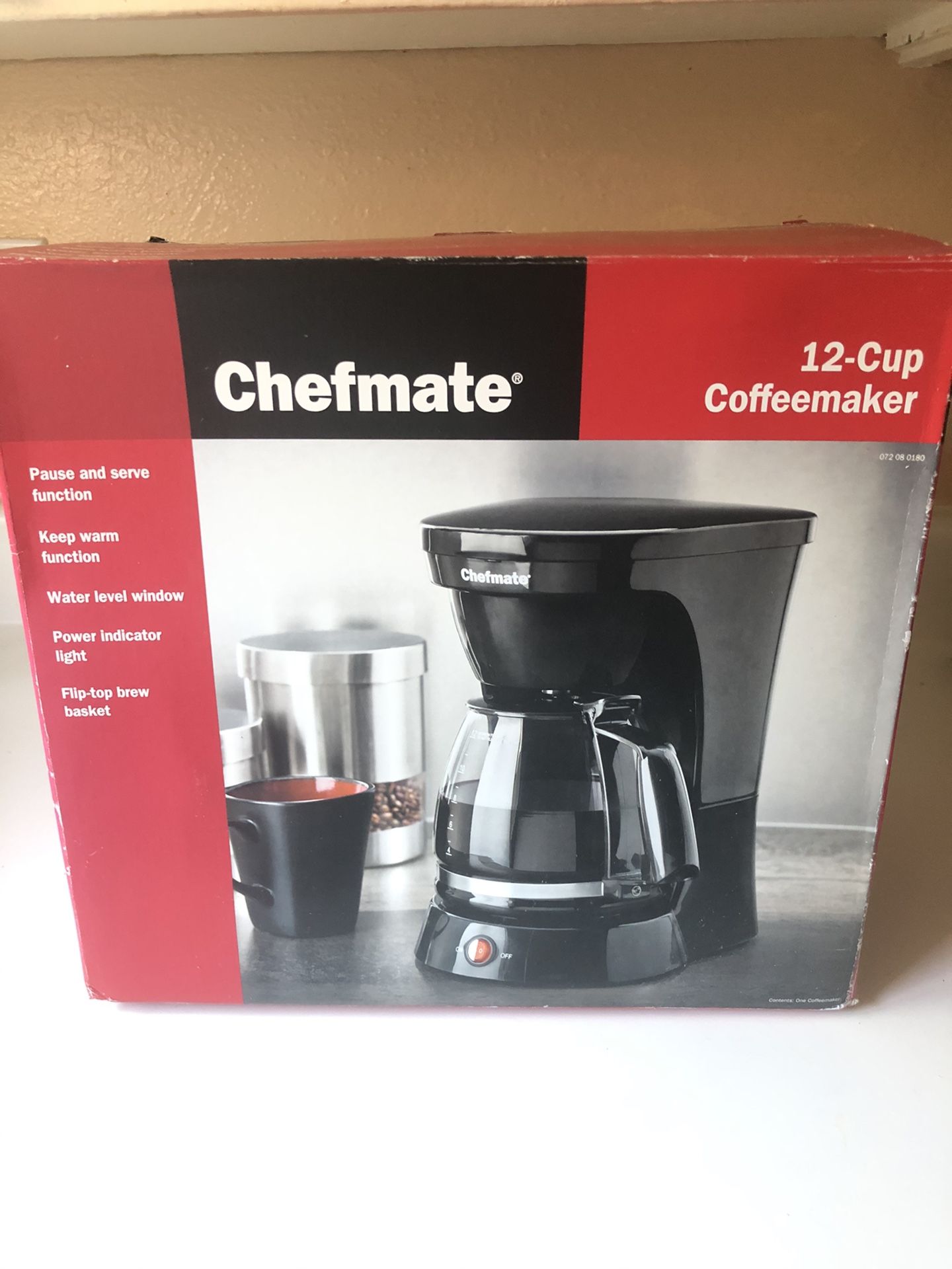 New Chefmate 12-cup coffee maker