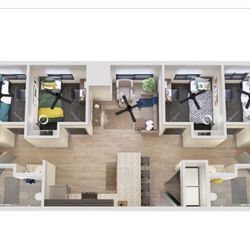 A Lease At The Hornet Commons (4x2) (12 MONTH LEASE)