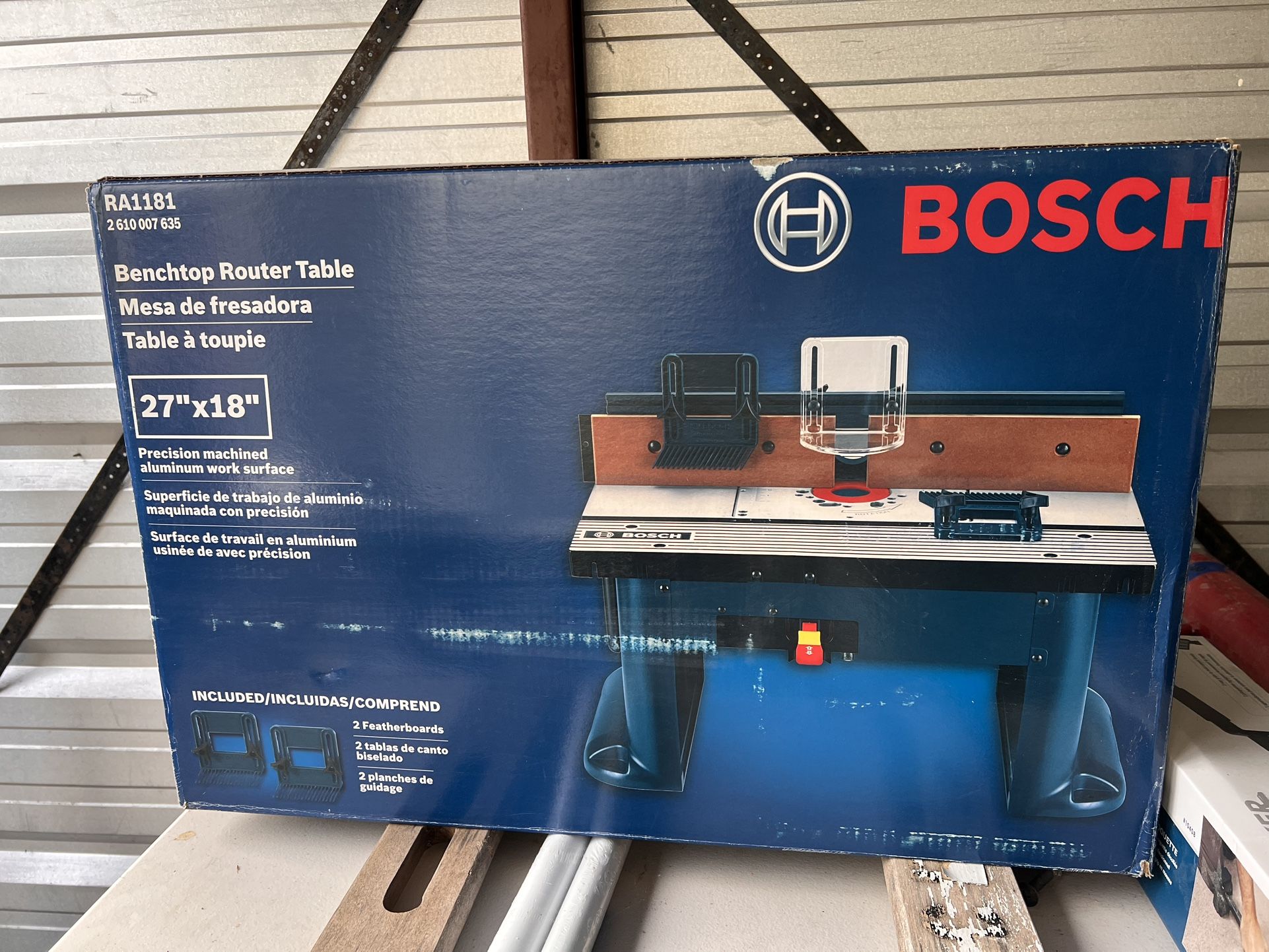 Bosch RA1181 Router Table  -New In Box