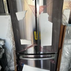 GE 33” French Door Stainless Steel Refrigerator 