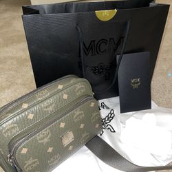 MCM Klassik Visetos Crossbody Bag