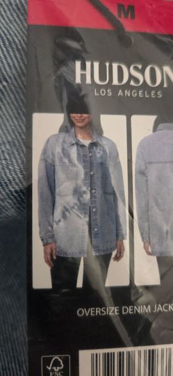 Brand new Hudson Los Angeles Oversize Denim Jacket in a size Medium