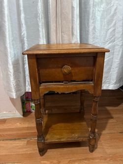 Little brown side table