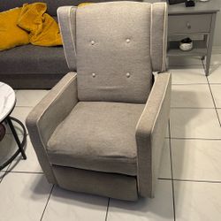 Swivel Grey Recliner Sofa For Sale $70