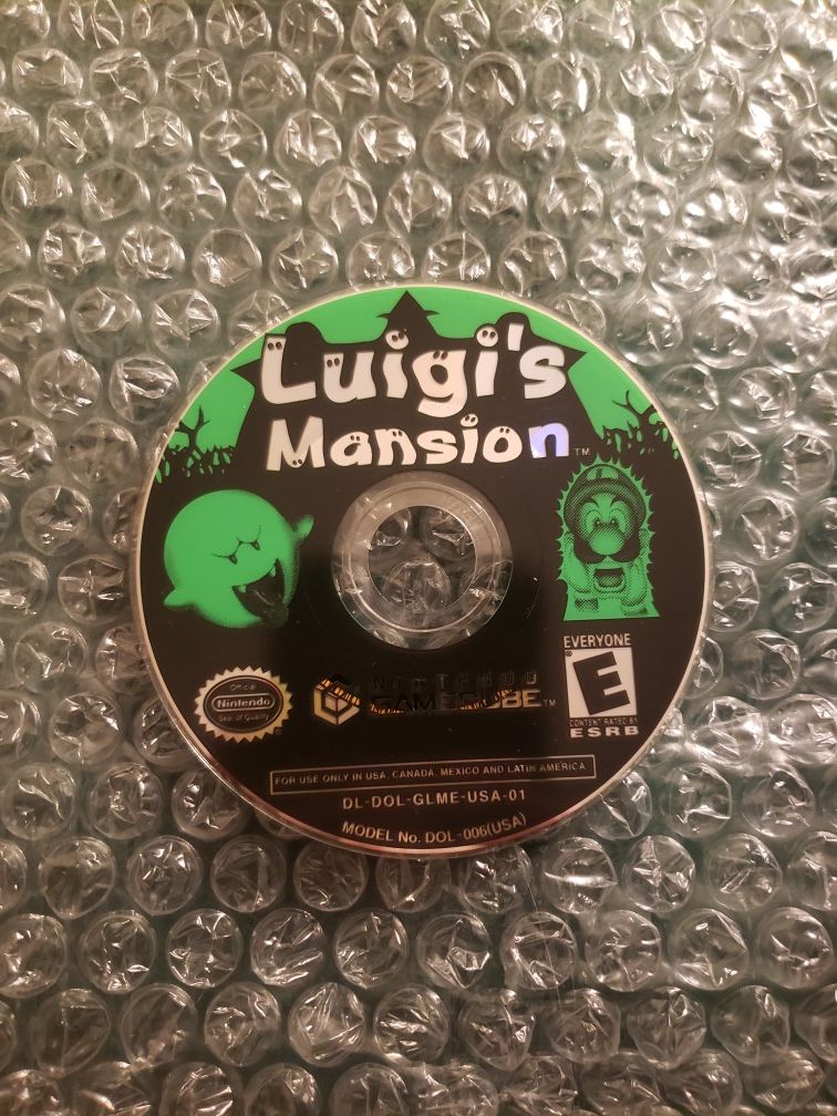 Nintendo Gamecube Luigi's Mansion Tested Working