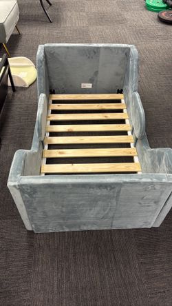 Cama infantil para niños con rieles de seguridad, marco de cama estándar para niños de 1 a 7 años, cama Montessori de terciopelo suave certificada (gr