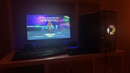 Gaming pc set up worth 500 but selling for 340