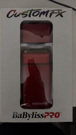BaBylissPRO CustomFX Foil Shaver - Red/Gold - Brand New Sealed